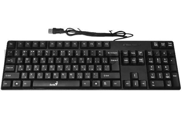 Клавиатура проводная USB Genius KB-06ХЕ черная - фото 9 - id-p80351336