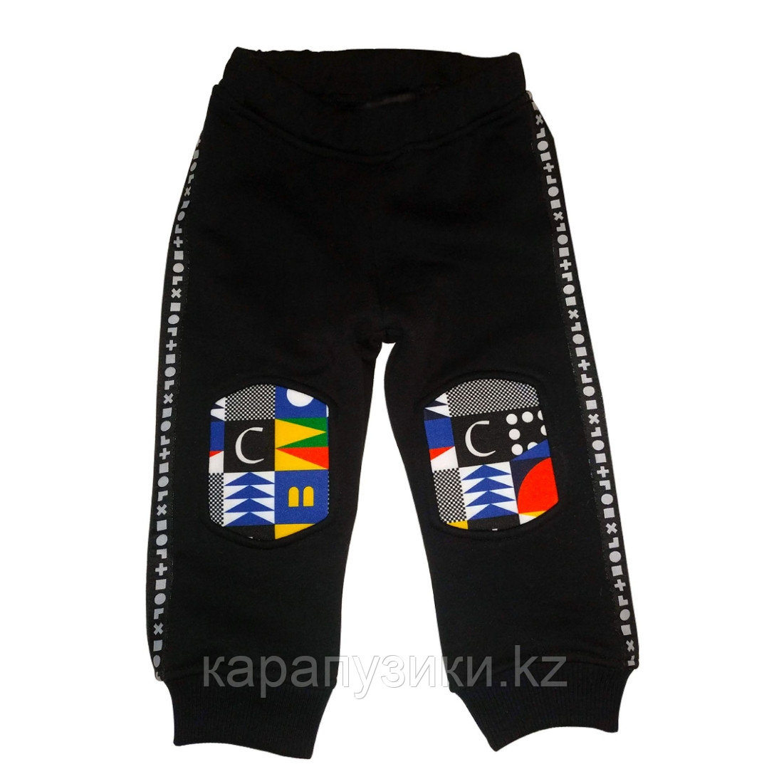 Наколенники штаны джоггеры черные - фото 2 - id-p80370804