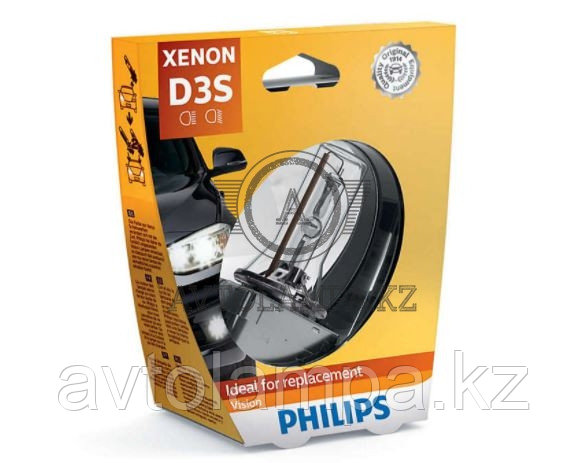 42403 D3S Philips Xenon Vision Штатная ксеноновая лампа, фото 1