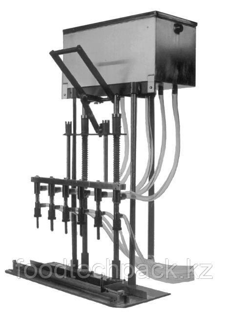 Настольное оборудование PERL LPGT-8-PVC для разлива химически агрессивных жидкостей (8 дозировочные головки)