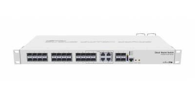 Коммутатор Cloud Router Switch Mikrotik CRS328-4C-20S-4S+RM - фото 1 - id-p80085037
