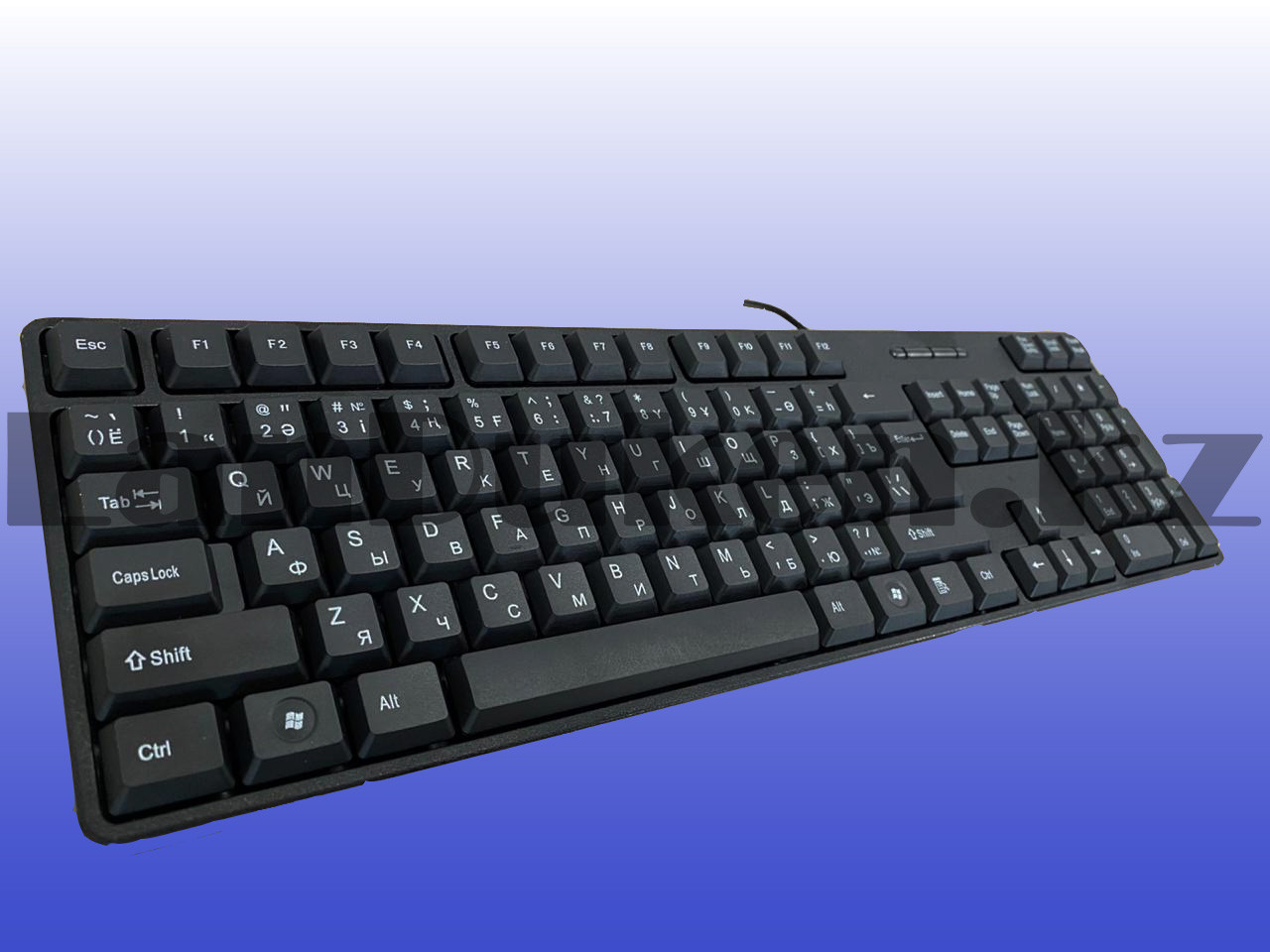 Клавиатура проводная бесшумная игровая USB Fashion Business Keyboard D-610 черная - фото 3 - id-p80380939