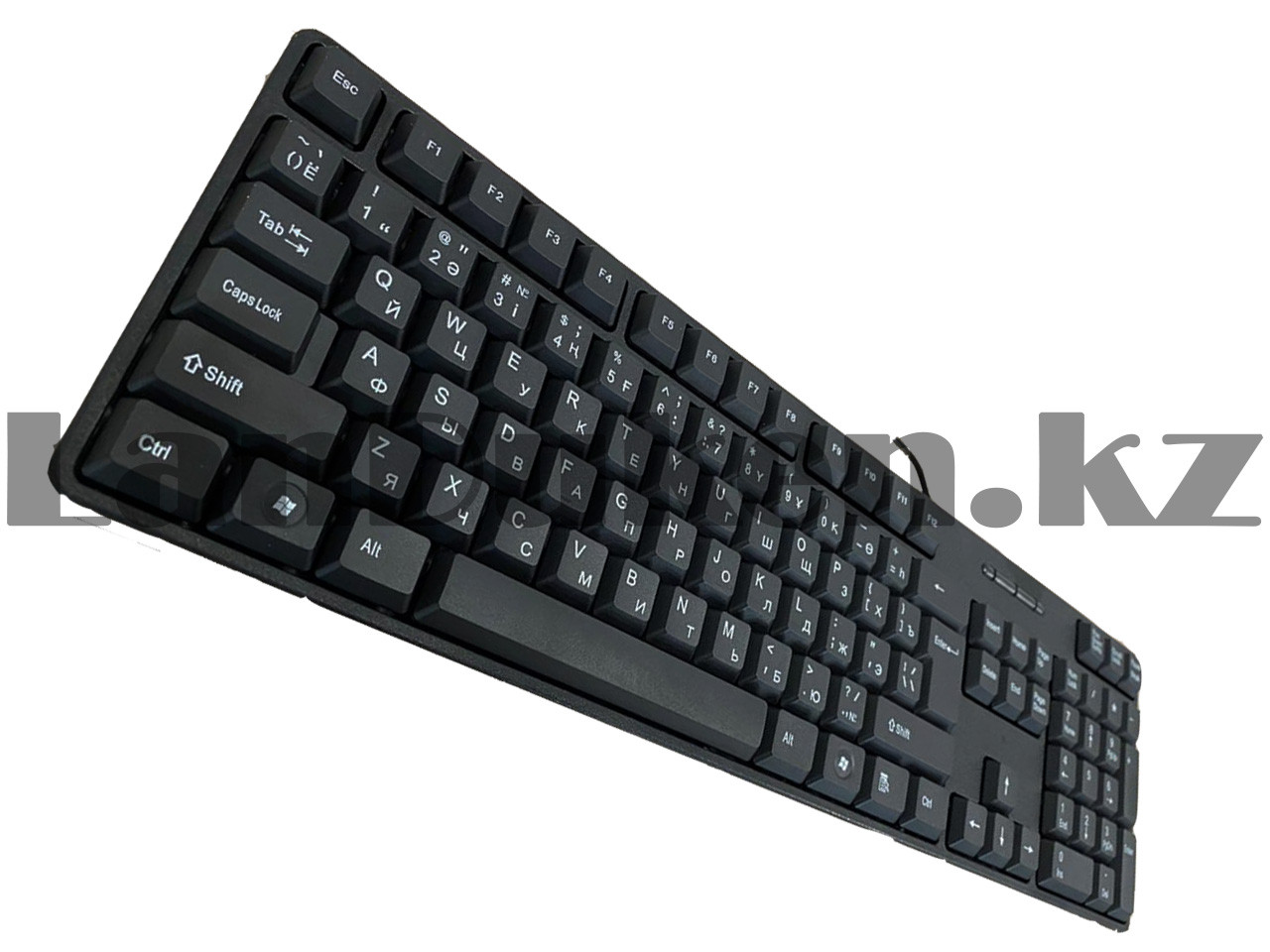 Клавиатура проводная бесшумная игровая USB Fashion Business Keyboard D-610 черная - фото 7 - id-p80380939