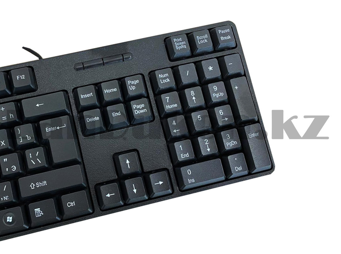 Клавиатура проводная бесшумная USB Chaozifeng 2005 K3 черная - фото 4 - id-p80381233