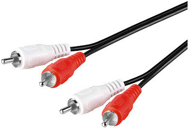 Кабель аудио/видео Ritmix RCC-075 2xRCA (M-M), ССS, 1,5м, никелированный, омедненный