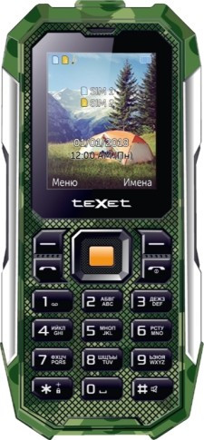 Мобильный телефон Texet TM-518R зеленый