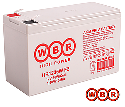 Аккумулятор WBR HR1236W (12В / 9Ач 36 ватт) 15 мин