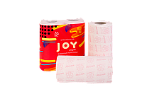 Трехслойное целлюлозное бумажное полотенце "Joy"