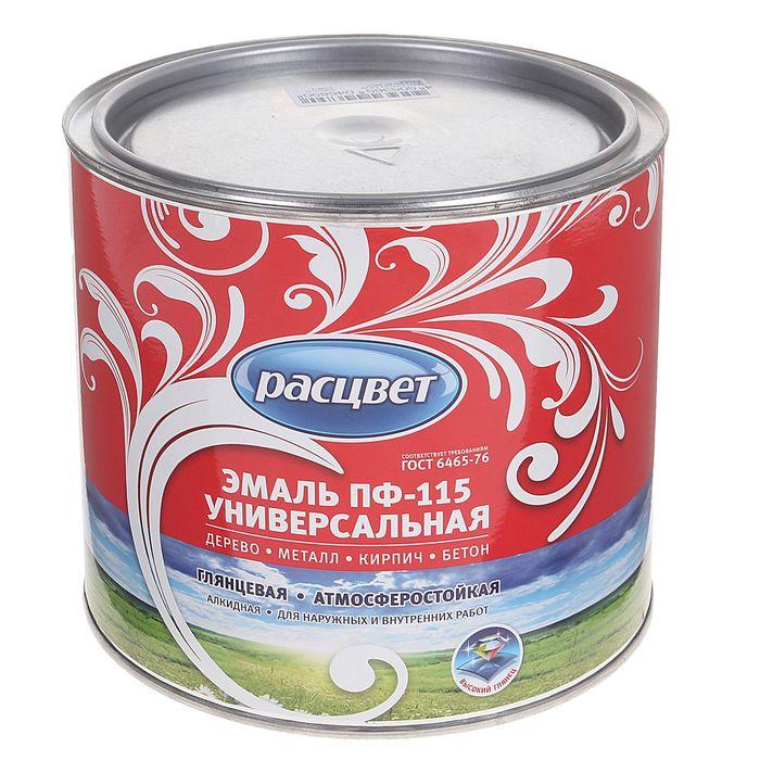 Эмаль Расцвет пф-115 глянцевая, ярко-зеленая, 2,7кг