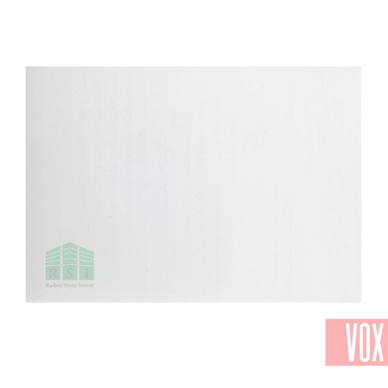 Облицовочная ПВХ панель VOX "Эколайн" (белый глянцевый) - фото 1 - id-p80390277