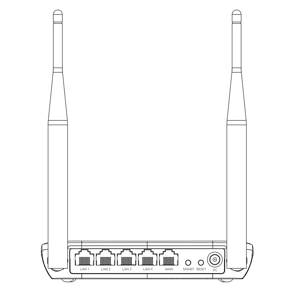 Беспроводной маршрутизатор FT-AIR-ONE-F 4 порта LAN 10/100 Мбит/с - фото 4 - id-p80390711