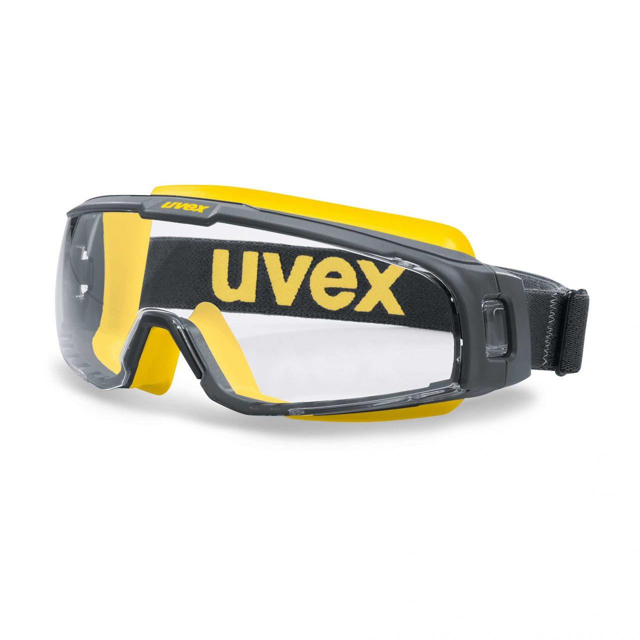 Защитные очки uvex ю-соник с дополнительной темной линзой - фото 1 - id-p80391173