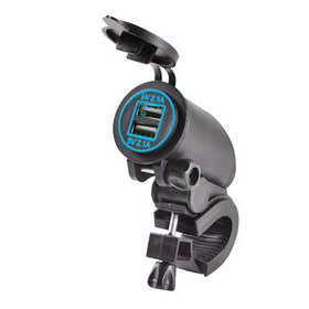 USB зарядное устройство с подсветкой для мотоциклов скутеров самокатов