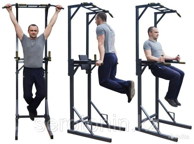 Стойка турник+брусья 250кг металл (Казахстан) (id 79848366)