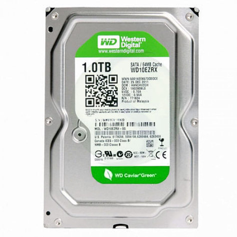 Жесткий диск HDD  1Tb WD Green  Sata  Б.У., фото 2