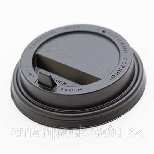Крышка к стакану для кофе d90мм черная/белая - фото 1 - id-p80424024