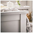 Кровать каркас ХЕМНЭС белая морилка 90х200 Лонсет ИКЕА, IKEA, фото 2