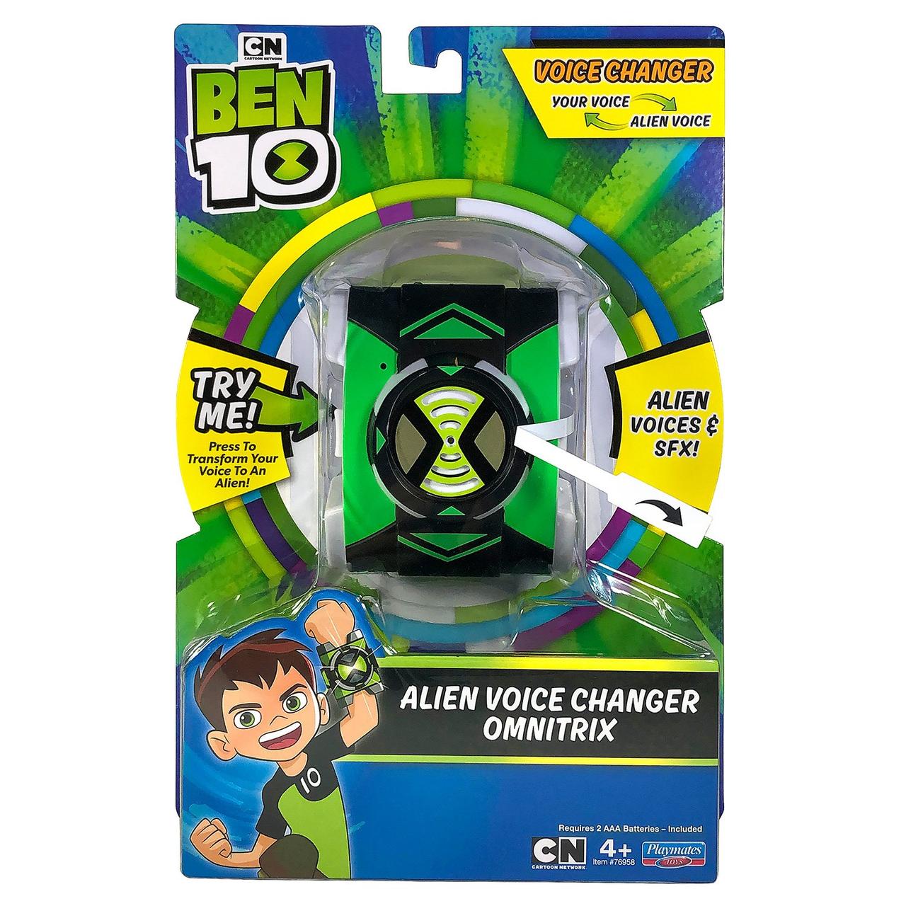 Ben 10 Детские наручные часы Бен 10 - Омнитрикс "Голос пришельца" с функцией изменения голоса - фото 1 - id-p80423949