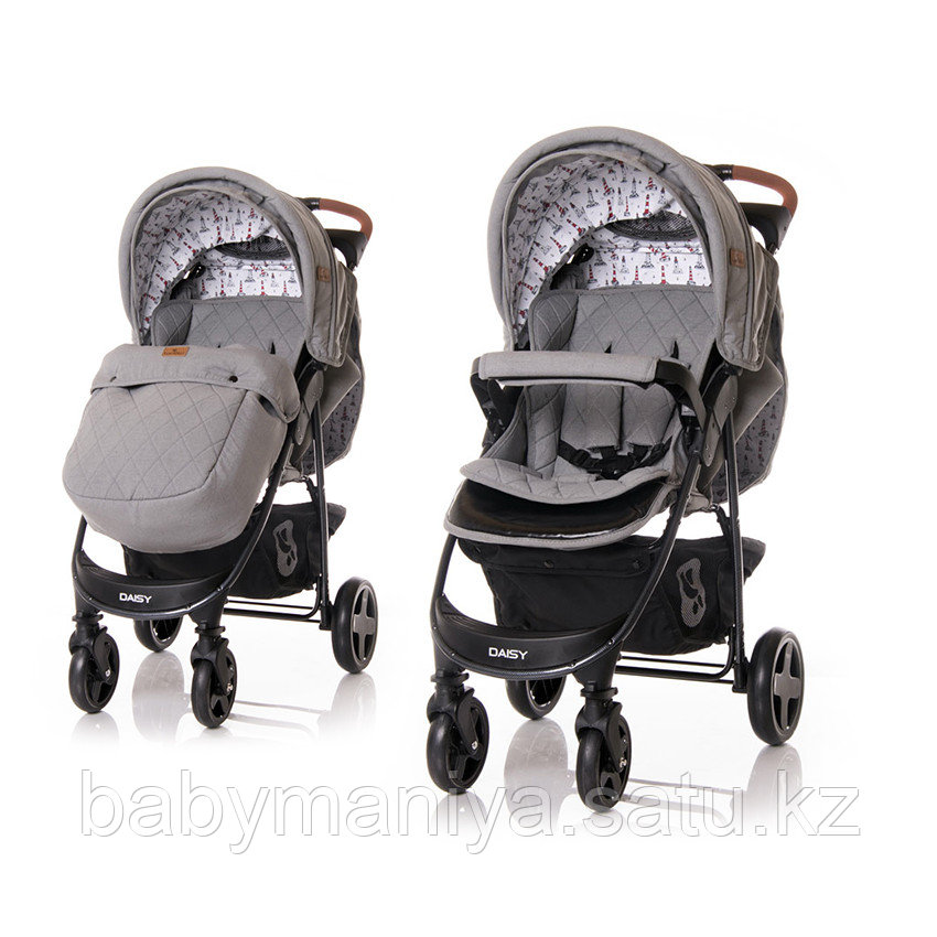 Коляска прогулочная Lorelli Daisy Серый / Grey 2056