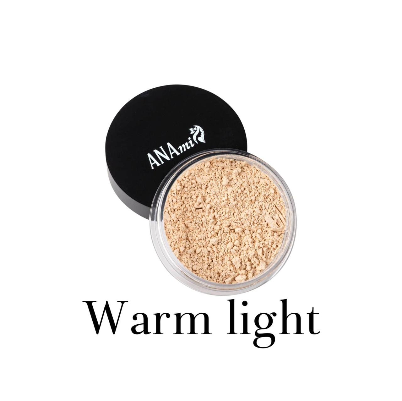 Минеральная пудра Anami. Warm light