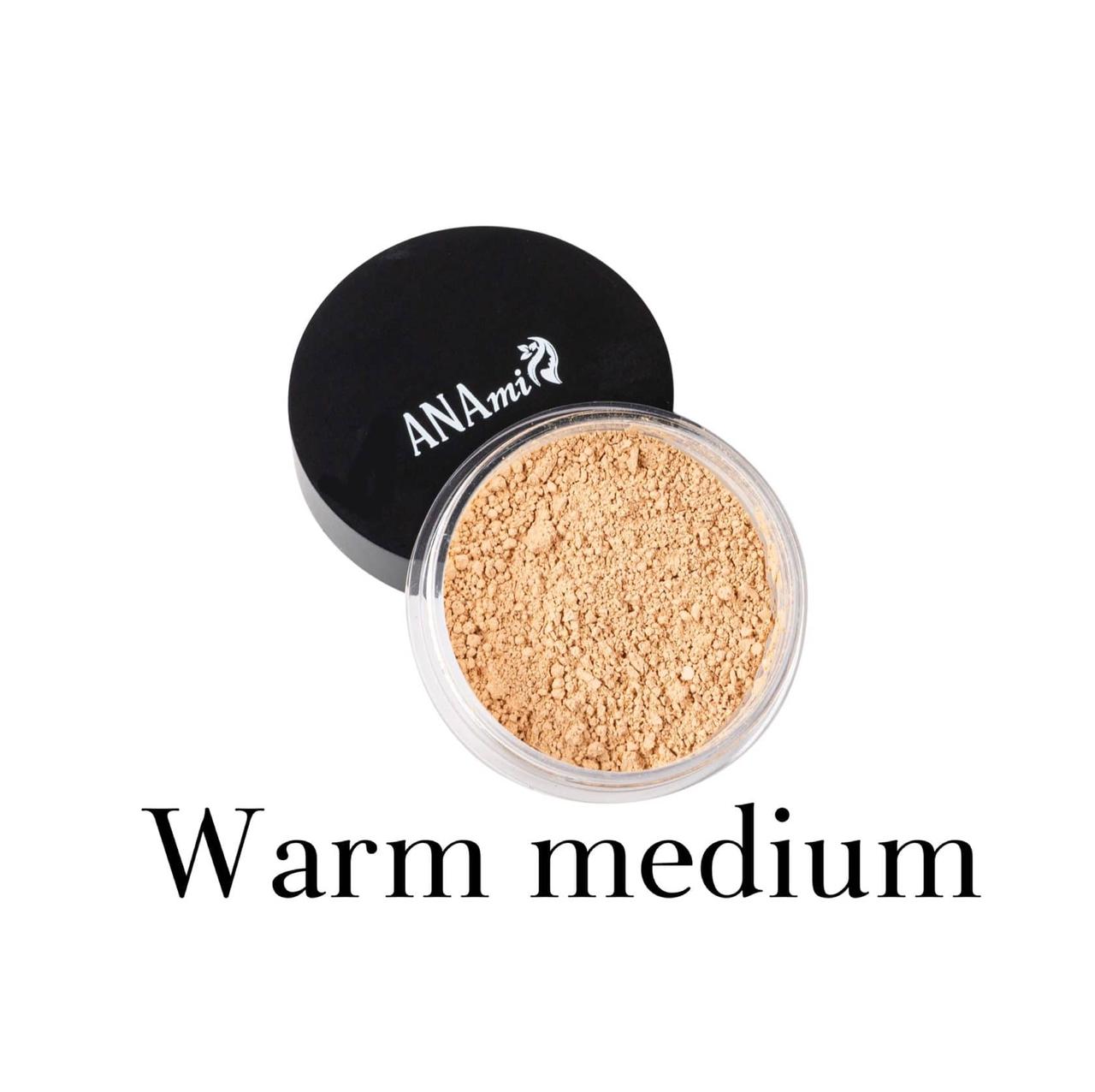 Минеральная пудра Anami. Warm medium
