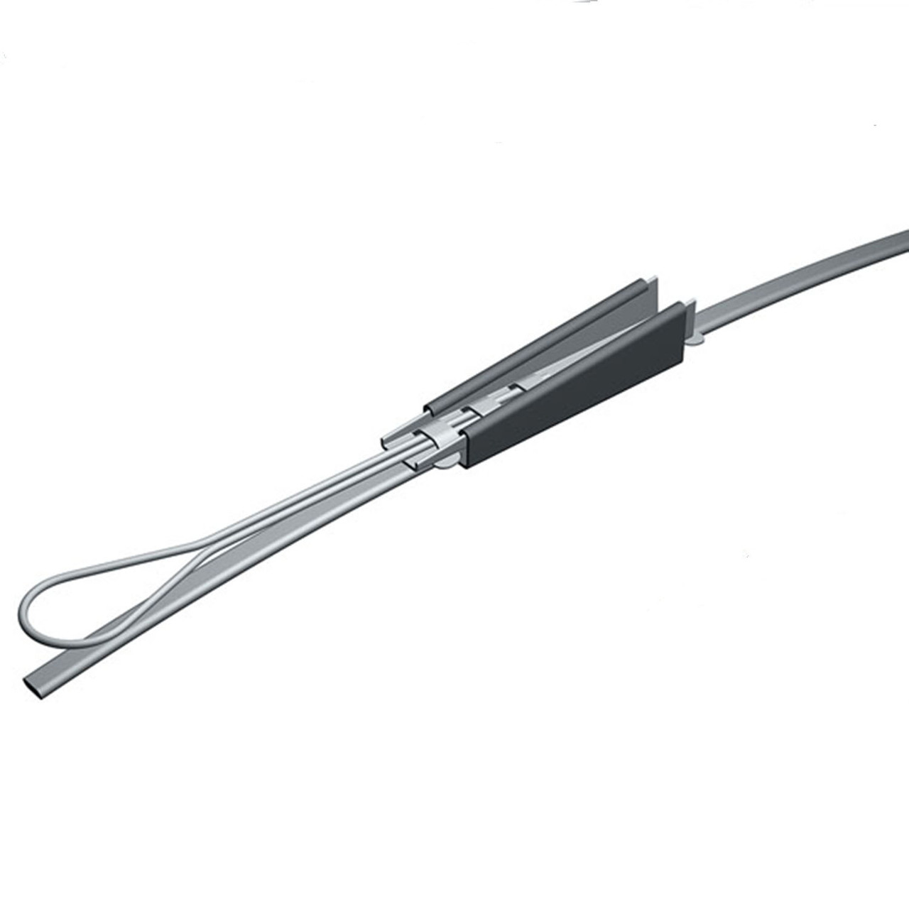 Анкерный зажим для оптического кабеля ОК/Д2 и ОКНГ типа FTTH (быстросъемный) - фото 2 - id-p80449543