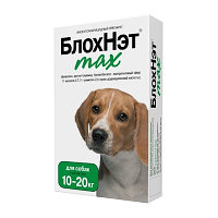 Астрафарм БлохНэт max капли для собак 10-20 кг от блох и клещей, 1 пипетка, 2 мл