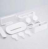 Набор настенных держателей для ванной комнаты Xiaomi Happy Life 7pcs, фото 2