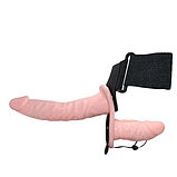 Двойной страпон с вибрацией Double Heads, фото 4