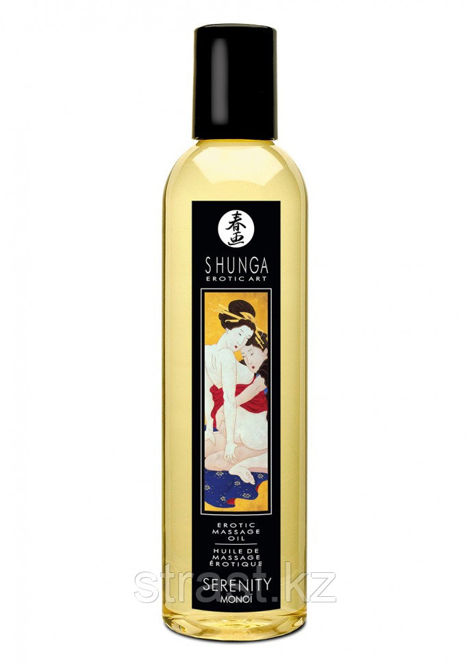 Натуральное массажное масло Massage Oil Monoi - Shunga (только доставка)