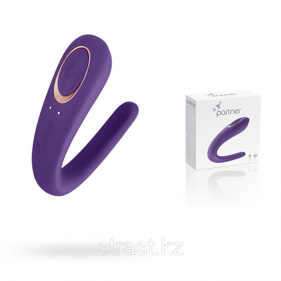 МНОГОФУНКЦИОНАЛЬНЫЙ СТИМУЛЯТОР ДЛЯ ПАР SATISFYER PARTNER TOY, СИЛИКОН, ФИОЛЕТОВЫЙ, 18,5СМ