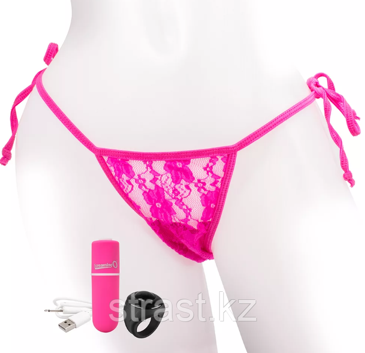 ВИБРОТРУСИКИ REMOTE CONTROL PANTY VIBE PINK (SCREAMING O)