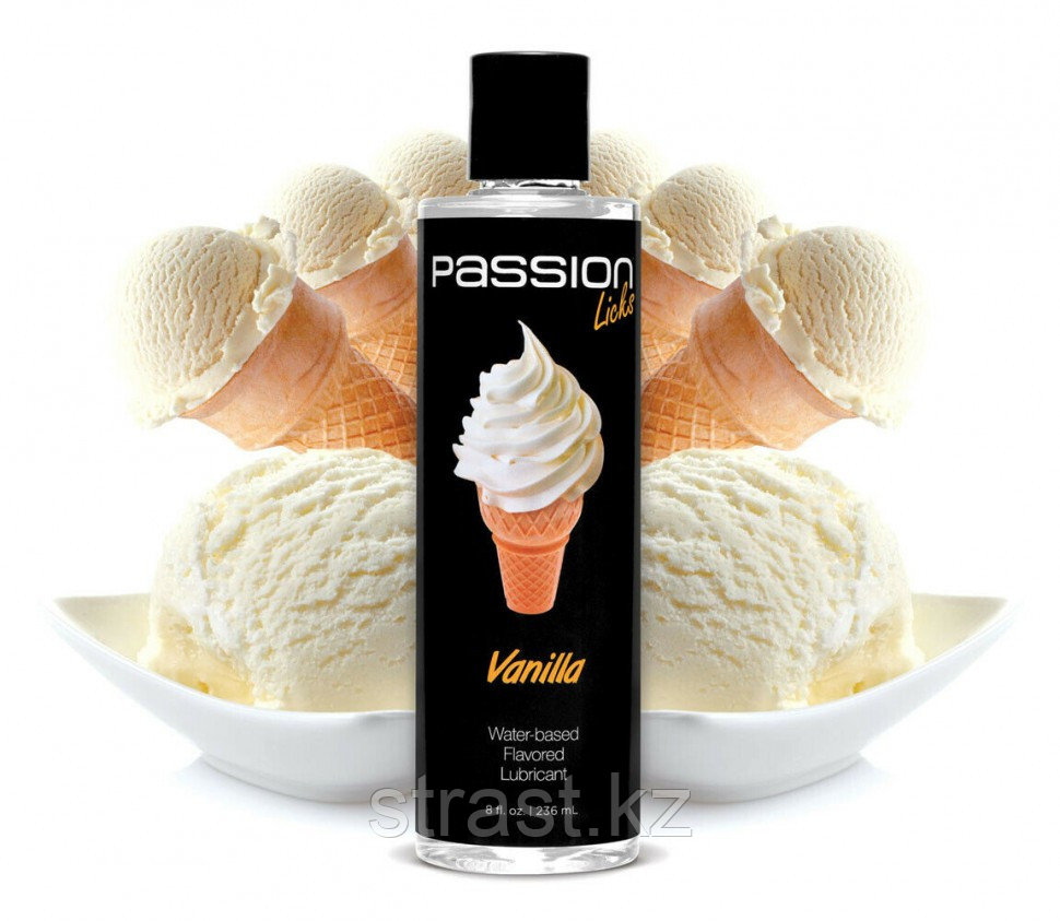 Passion Licks Water Based Flavored Lubricant, вкусный лубрикант, 236 мл.(только доставка)