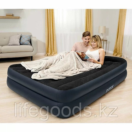 Двуспальная надувная кровать со встроенным насосом, Intex 64124, фото 2