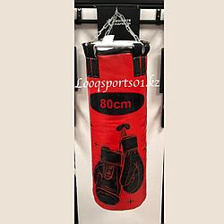 Боксерский мешок (груша) баннер, опилки, 80 см