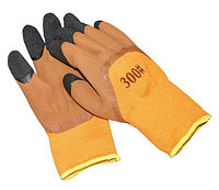 Перчатки #300 оранжевые с черными пальцами