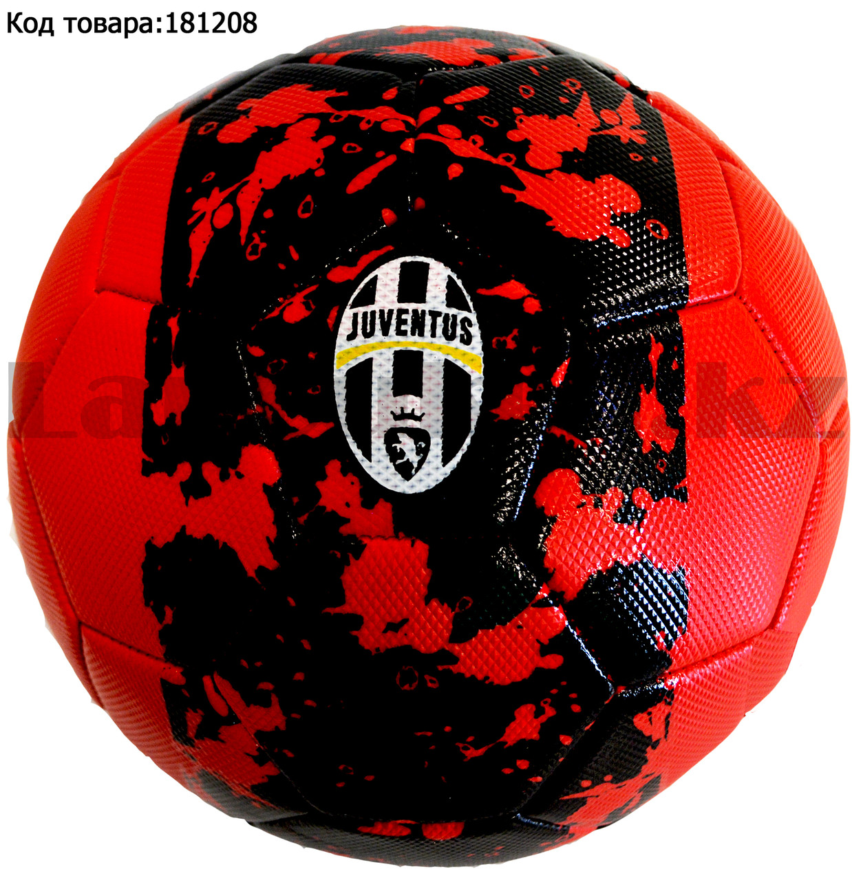 Футбольный мяч Ювентус Juventus красно-черный