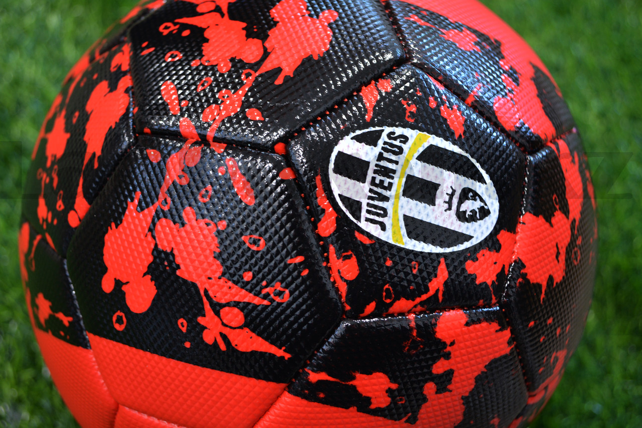 Футбольный мяч Ювентус Juventus красно-черный - фото 6 - id-p80456868