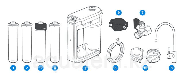 комплектация фильтра