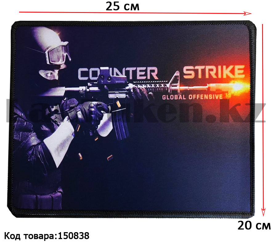 Коврик для мыши прямоугольный Контр страйк "Counter-Strike" Mousepad silk-gliding R7