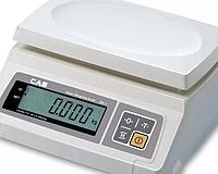 Весы электронные порционные CAS SWN-6 (с аккумулятором) (245x280x110 мм, платф 226x187 мм, до 6 кг)