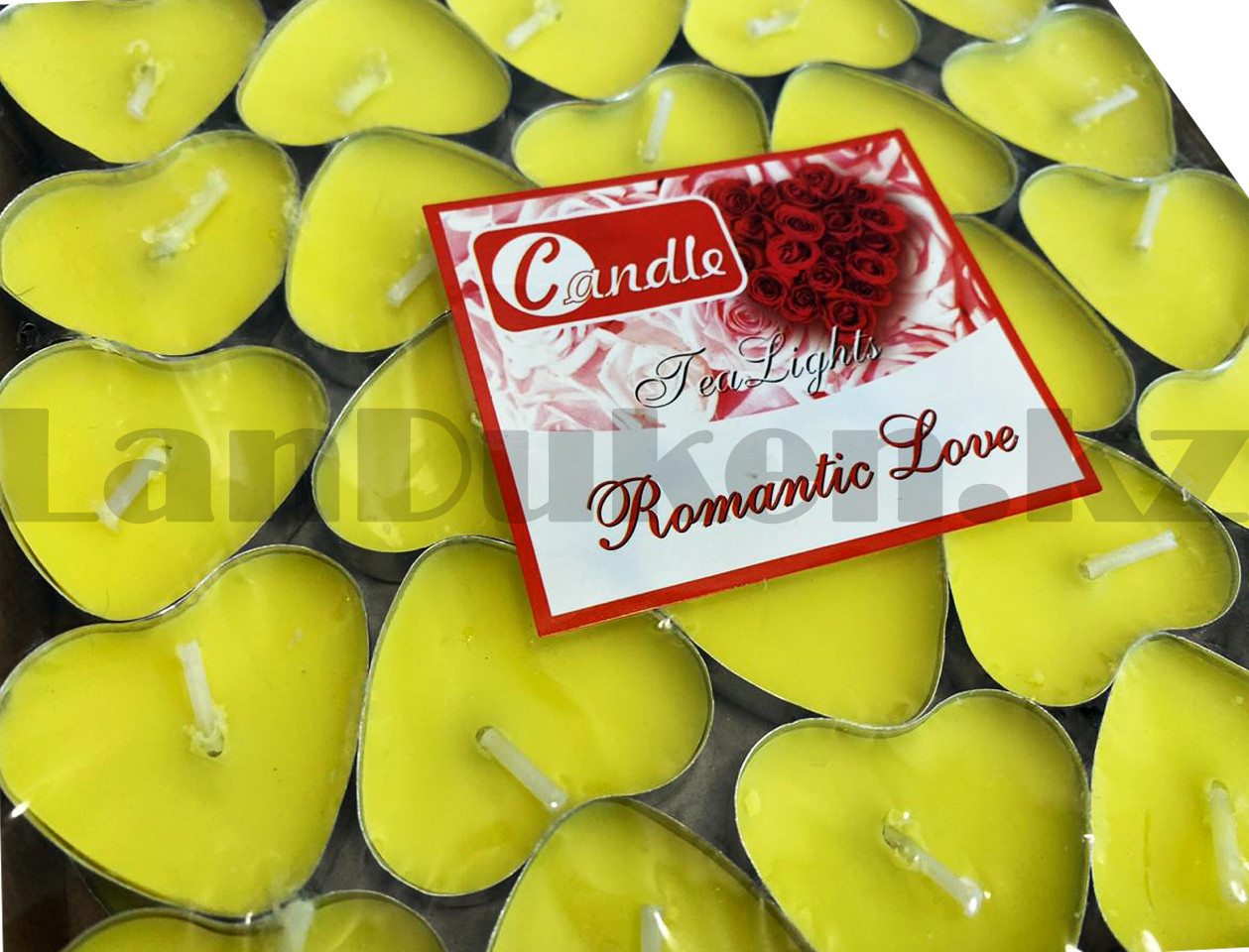Набор свечей "Romantic Love" 50 штук (желтые) - фото 5 - id-p80467188