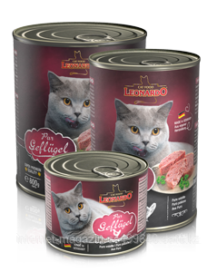Влажный корм для кошек Leonardo All-Meat Quality Pure Poultry (домашняя птица)