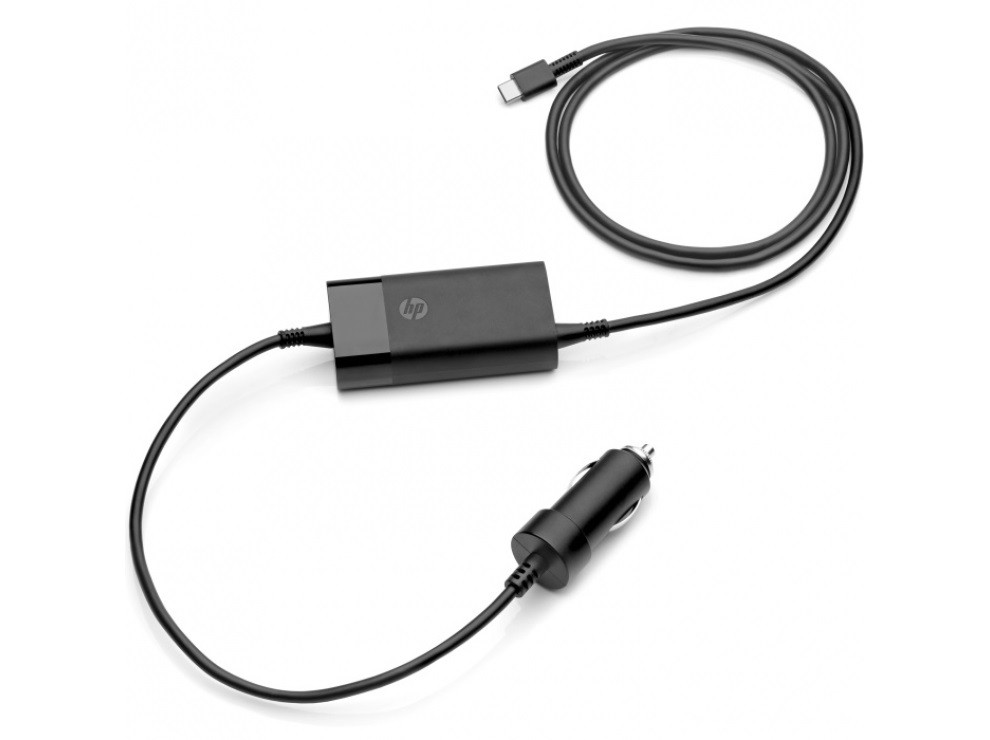 Автомобильный адаптер HP 5TQ76AA USB-C Auto Adapter (Gray) - фото 1 - id-p77896036