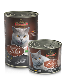 Влажный корм для кошек Leonardo liver с ливером