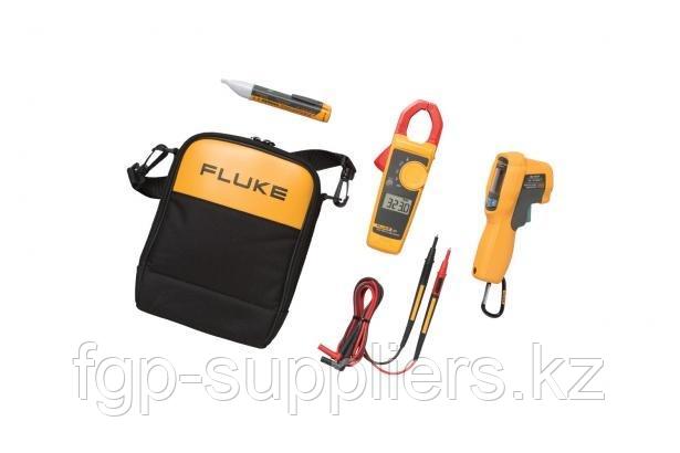 Fluke 62 MAX+/323/1AC IR Thermometer, Clamp Meter and Voltage Detector Kit - фото 1 - id-p80465771