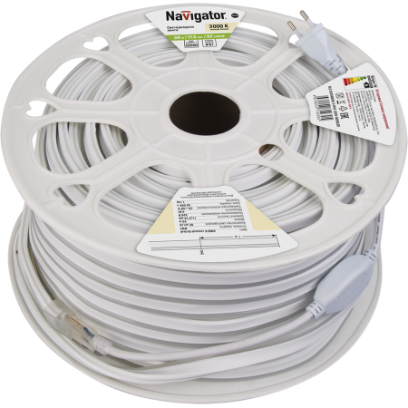 Лента СД NLS-2835WW92-9-IP67-220V-NEONLED R20 71 930 Navigator