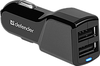Автомобильный адаптер Defender UCA-34 2xUSB, 5V/3.4А, НОВИНКА!