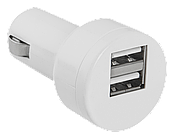 Автомобильный адаптер Defender ECA-15. 2 порта USB, 5V/2А, пакет