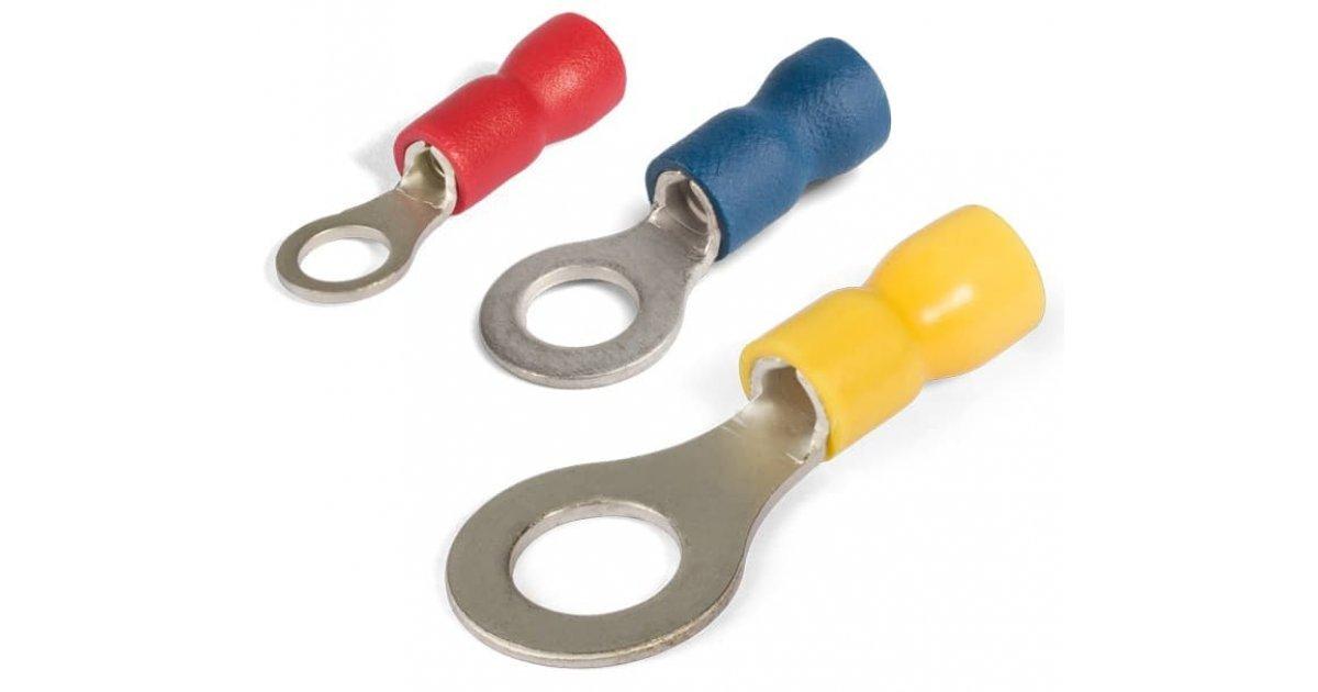 Наконечники кольцевые изолированные с пвх манжетой нки 2. Наконечник кольцевой 100 ампер отверстие 4 мм. 0-10: наконечник кабельный кольцевой изолированный с пвх манжетой. Нки(н) 1,5-4. 0-6 (квт).